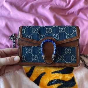 Gucci Dionysus super mini bag - denim